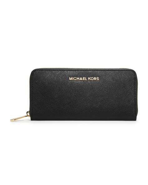 michael kors saffiano frame 38f7xfmz3l black za continental leather|saffiano leather continental wallet.